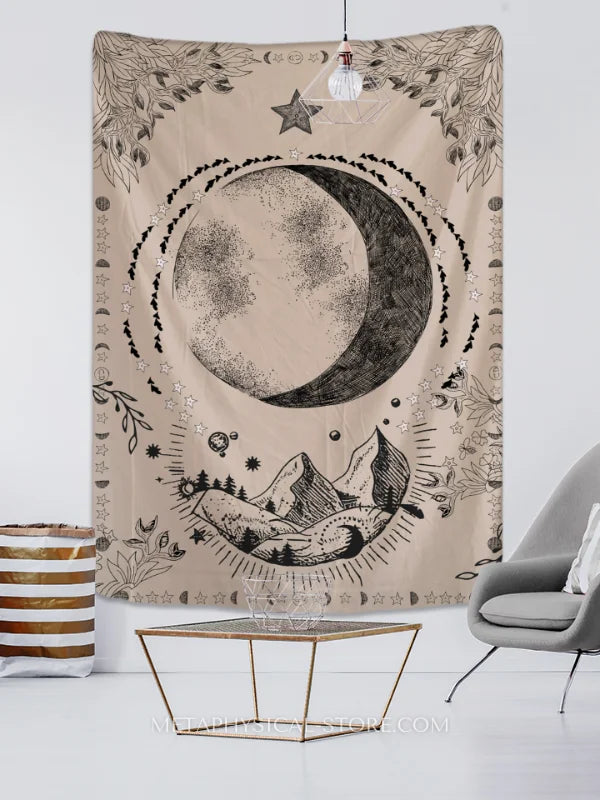 Crescent Moon Tapestry