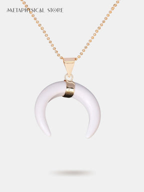 Crystal moon necklace