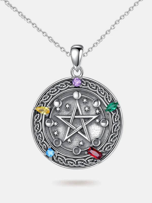 Crystal Pentagram necklace