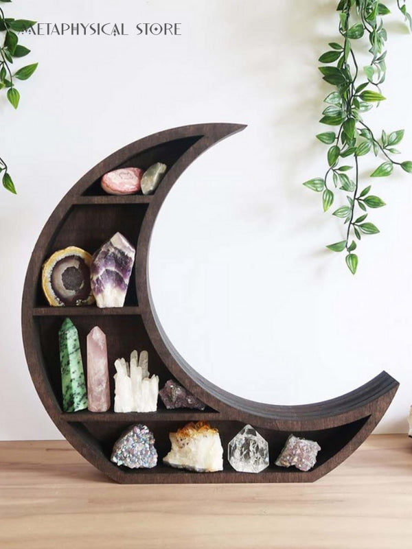 Moon shelf for crystals