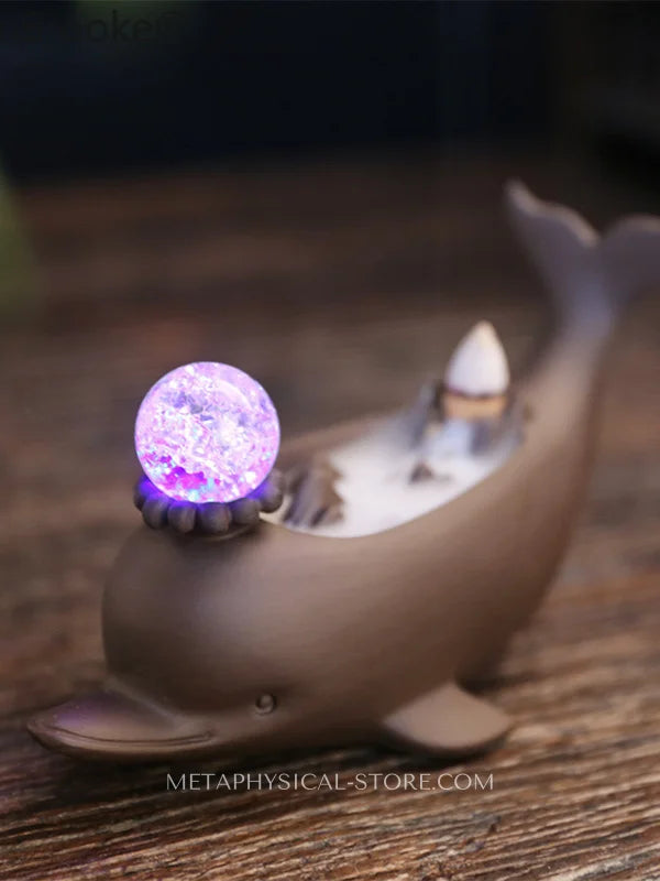 Dolphin incense burner