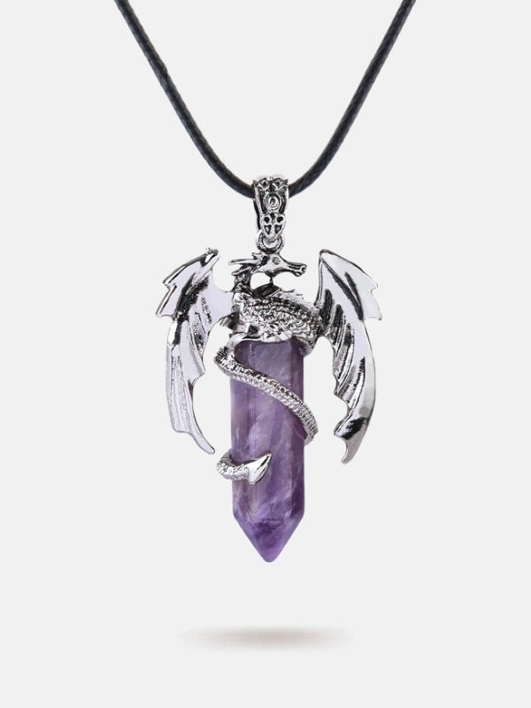 Amethyst Dragon necklace