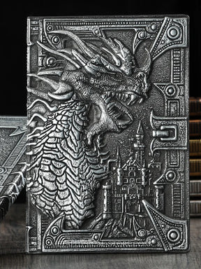 Dragon Notebook - Silver