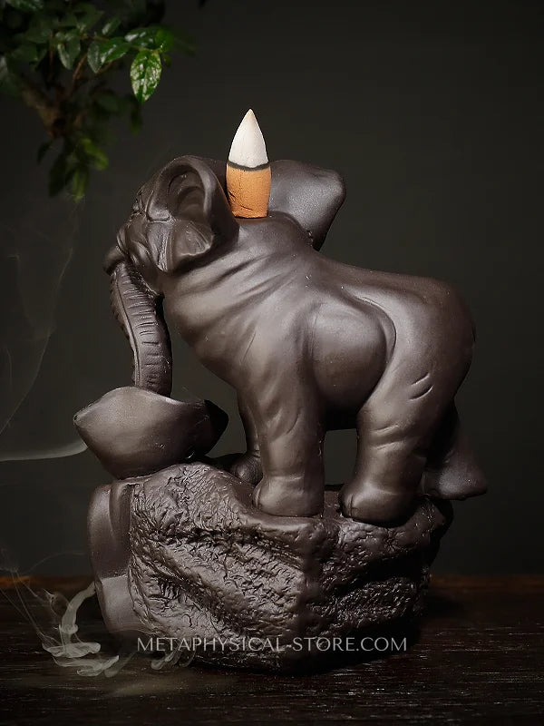 Elephant incense burner