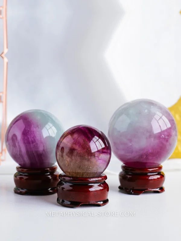 Fluorite Crystal Ball