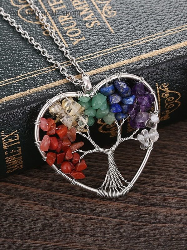 Heart Tree of life necklace