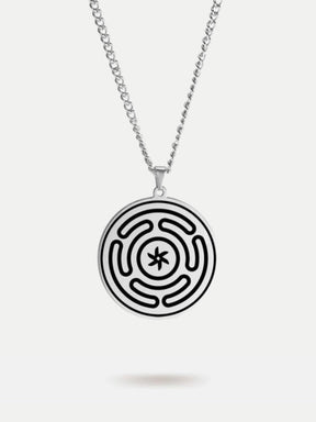 Hecate wheel necklace