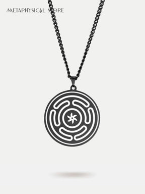 Hecate wheel necklace