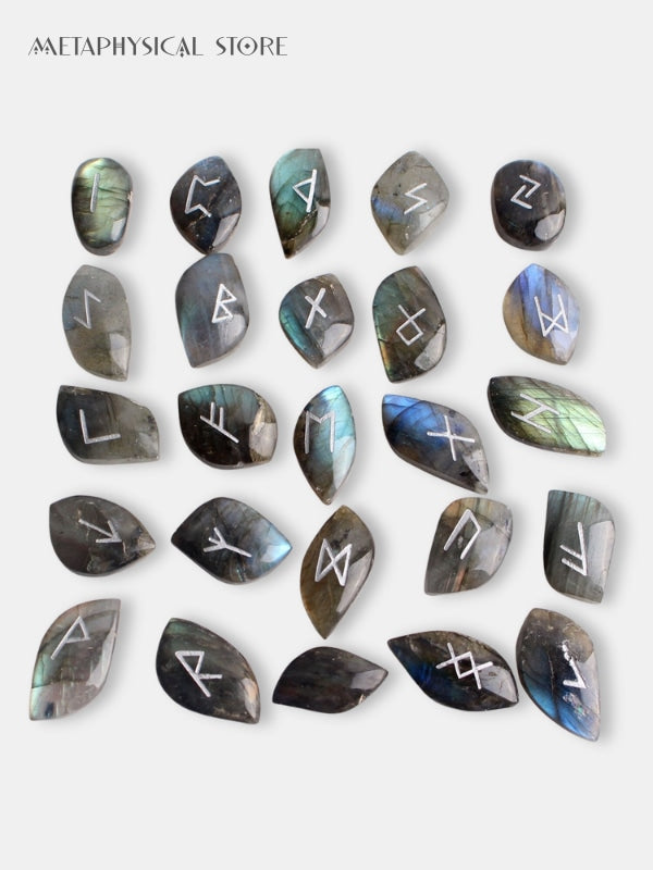 Labradorite rune stones