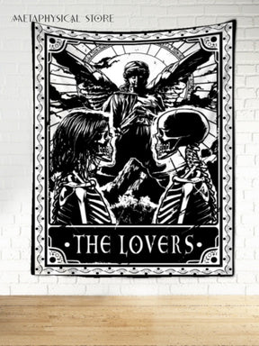 Lovers tarot card tapestry