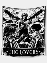 Lovers tarot card tapestry