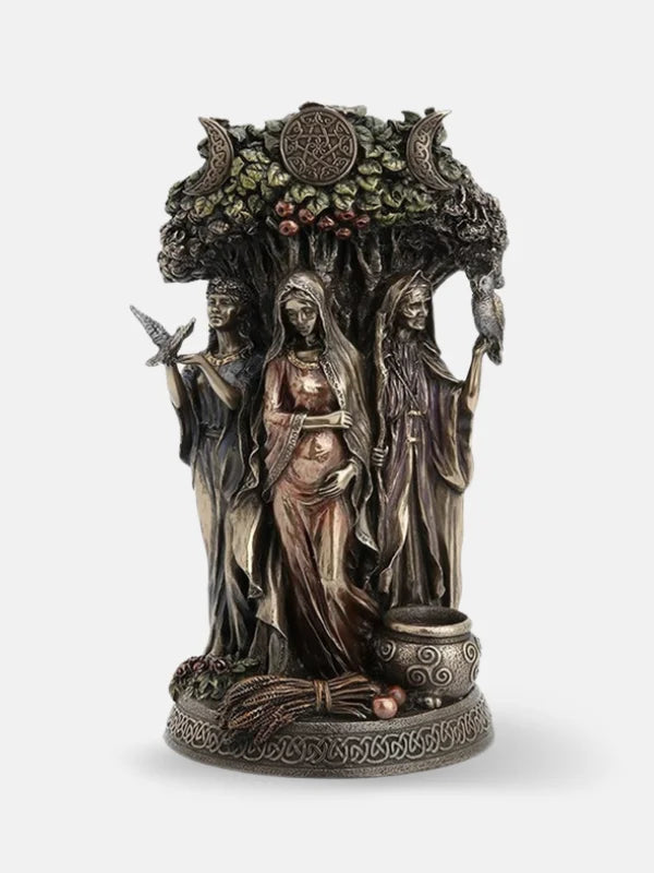 Maiden Mother Crone Statue