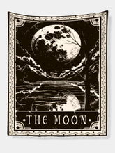 Moon tarot card tapestry