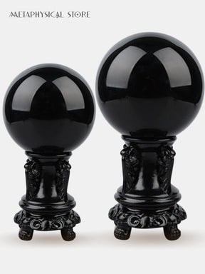Obsidian crystal ball