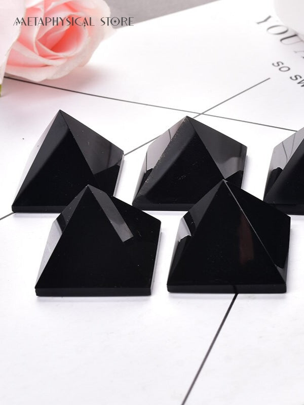 Obsidian pyramid