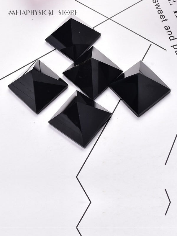 Obsidian pyramid