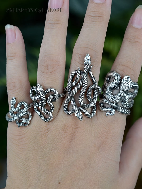 Occult snake ring