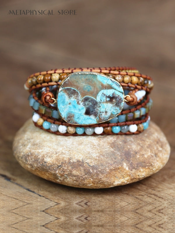 Ocean jasper bracelet