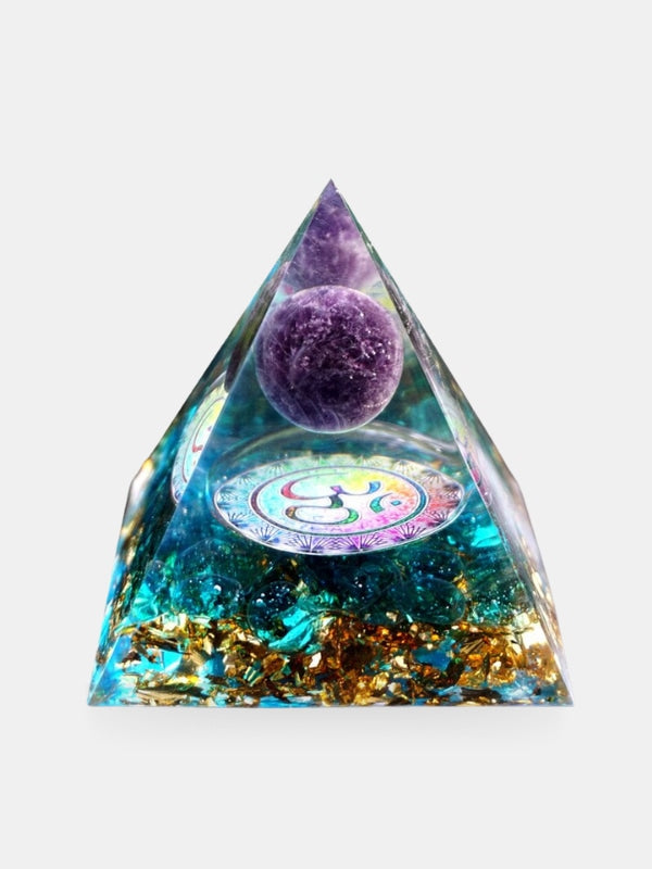 Orgone pyramid crystal