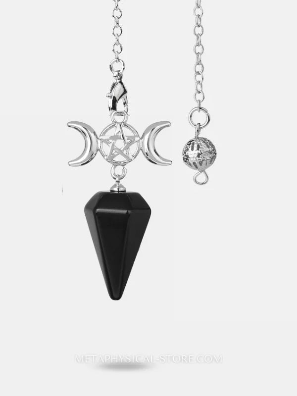 Pentacle Pendulum - Black onyx