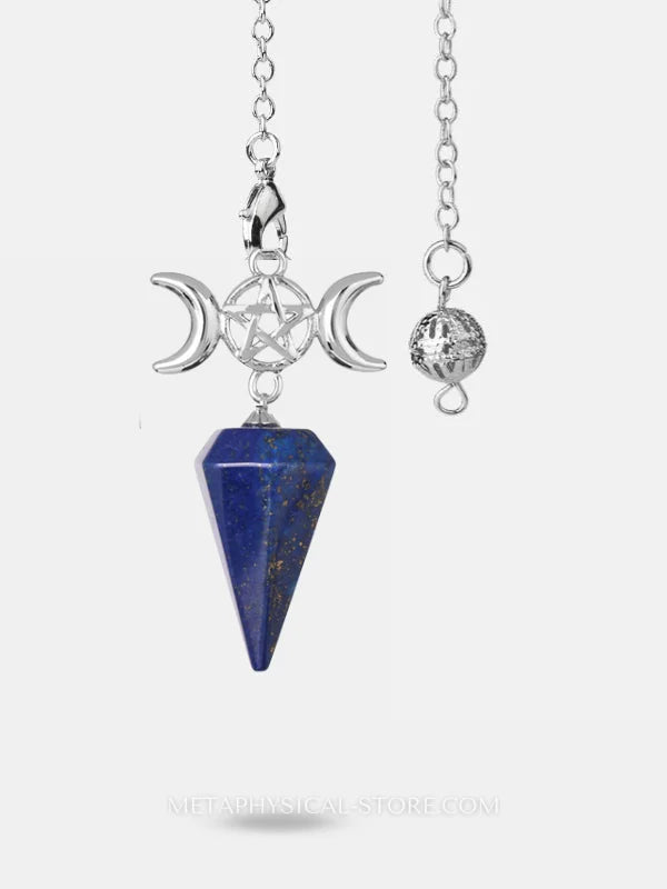 Pentacle Pendulum - Lapis lazuli