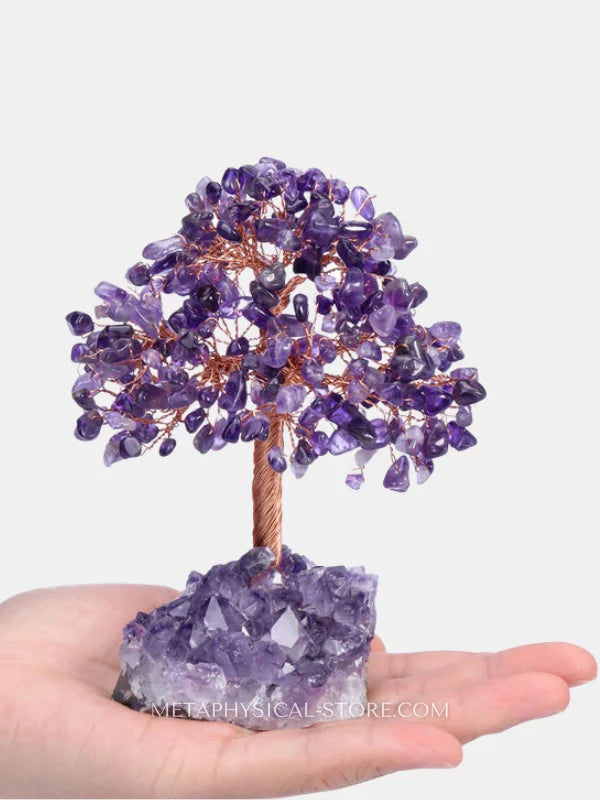 Purple Crystal Tree