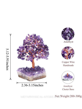 Purple Crystal Tree