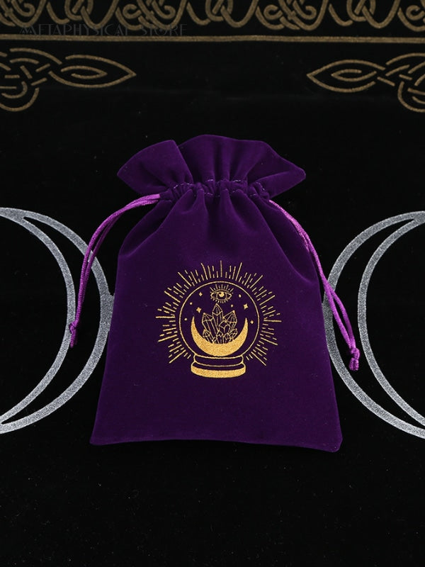 Purple tarot deck pouch