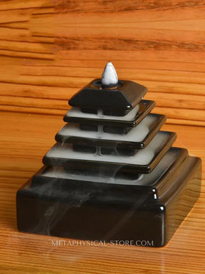Pyramid incense burner