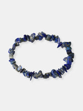 Raw lapis lazuli bracelet