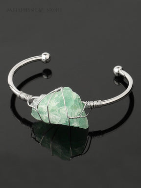 Raw stone bracelet
