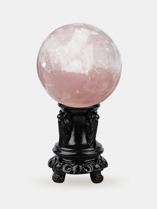 Rose quartz sphere