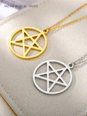 Silver Pentagram necklace