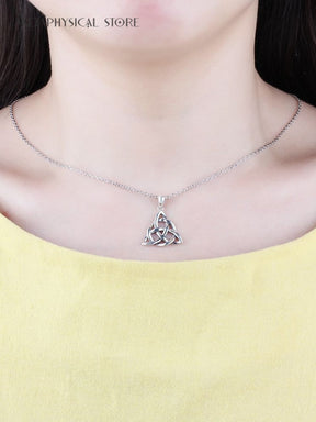 Silver Triquetra necklace
