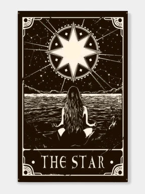 Star tarot card tapestry