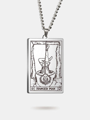 The hanged man card necklace