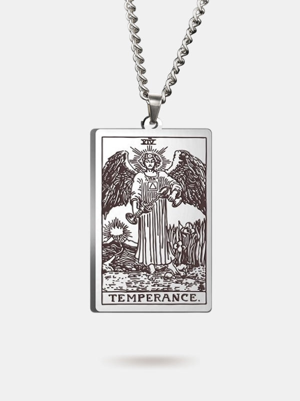 The temperance card necklace