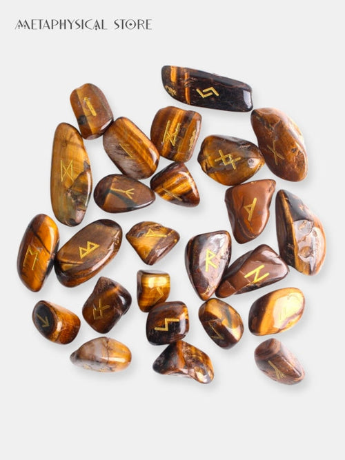 Tiger eye rune set | Metaphysical Store