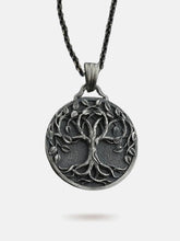 Tree of life medallion necklace