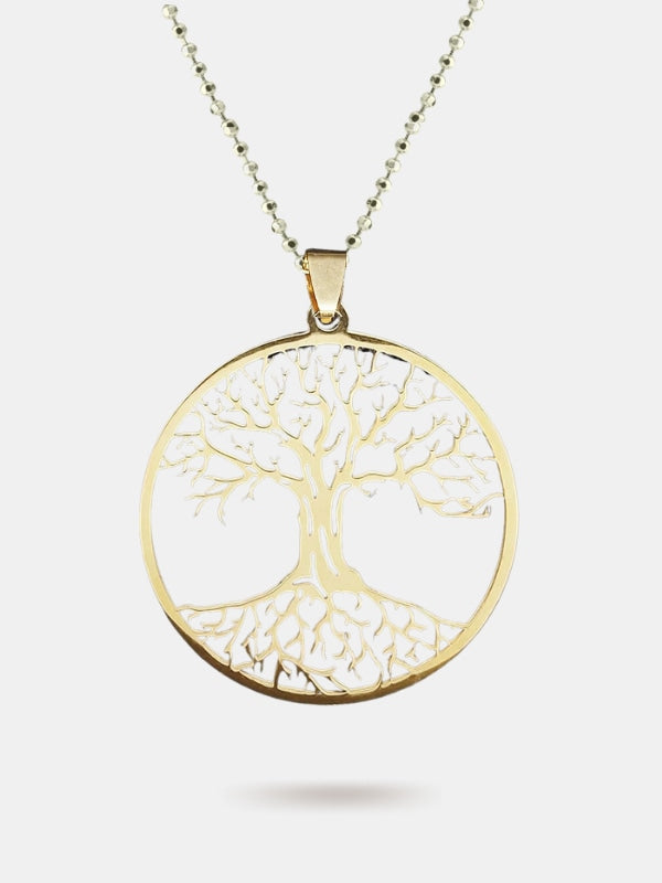 Tree of life necklace gold