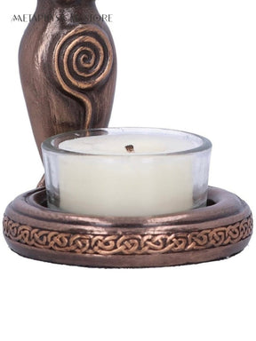 Triple Goddess candle holder