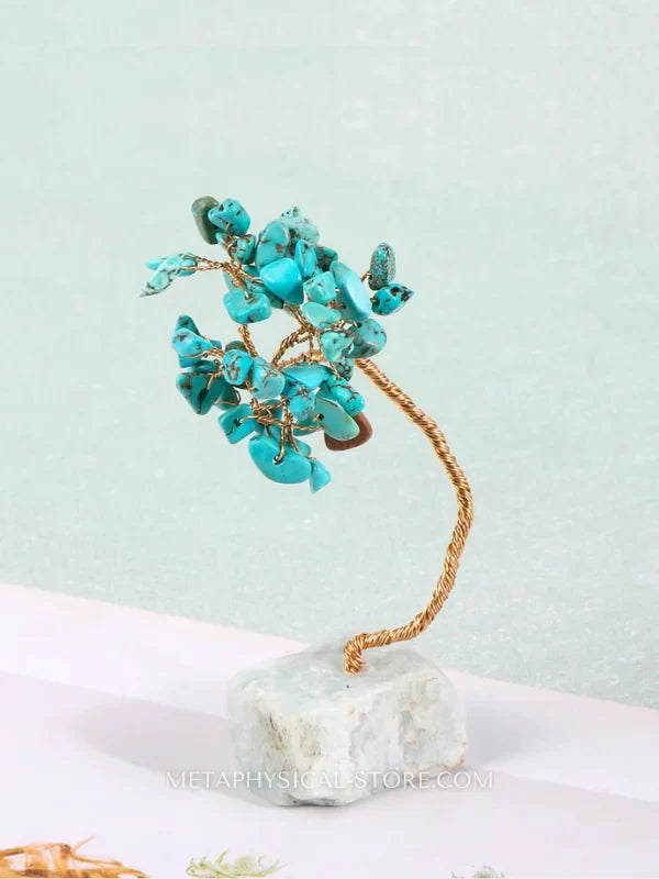 Turquoise Crystal Tree