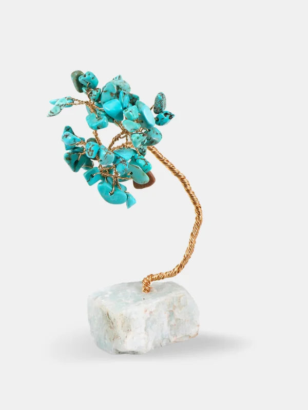Turquoise Crystal Tree