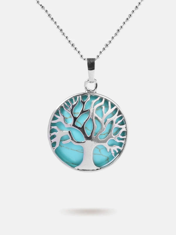 Turquoise Tree of life necklace