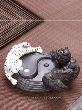 Yin Yang incense burner